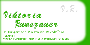 viktoria rumszauer business card